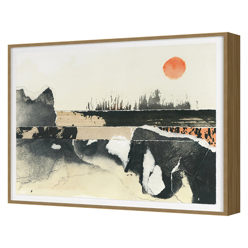 Rising Sun A Print by Ngo, PC, 42" H x 54" W, Oak Framed