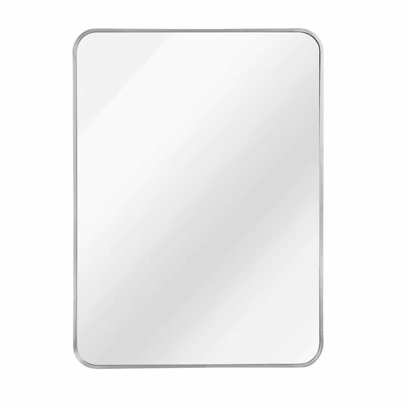 Miroir rectangulaire 24 po x 36 po, Argent argent, 36 po x 24 po, Rectangulaire