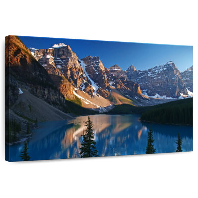 Coucher de soleil sur la moraine d'Alvord Lake