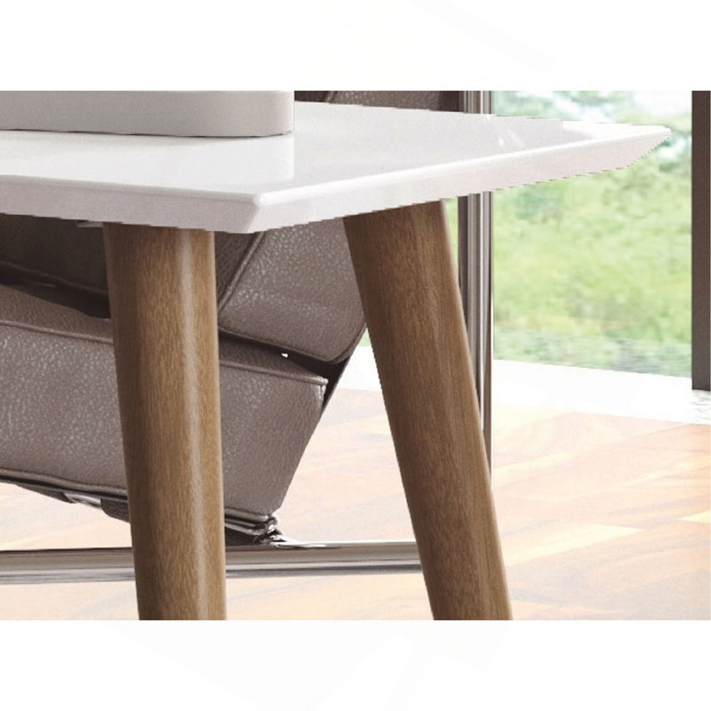 Table basse blanche Utopia, Blanc