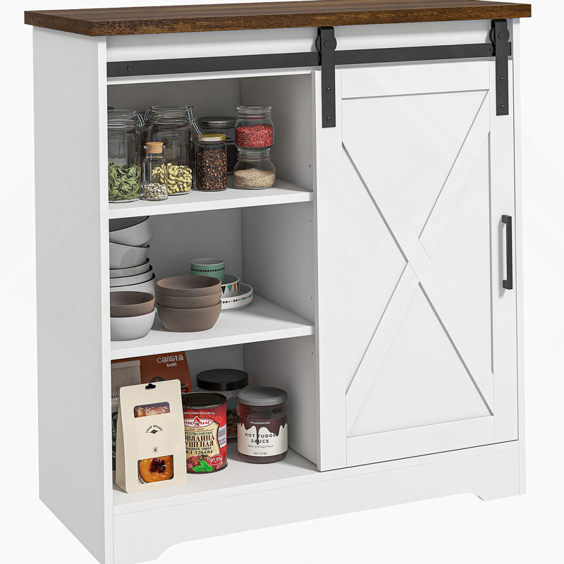 Buffet spacieux avec rangement à haute densité, parfait pour la vie organisée et la décoration moderne.