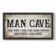 «Man Cave Good Times», toile encadrée de qualité supérieure - prête à être accrochée-88113385-88113381