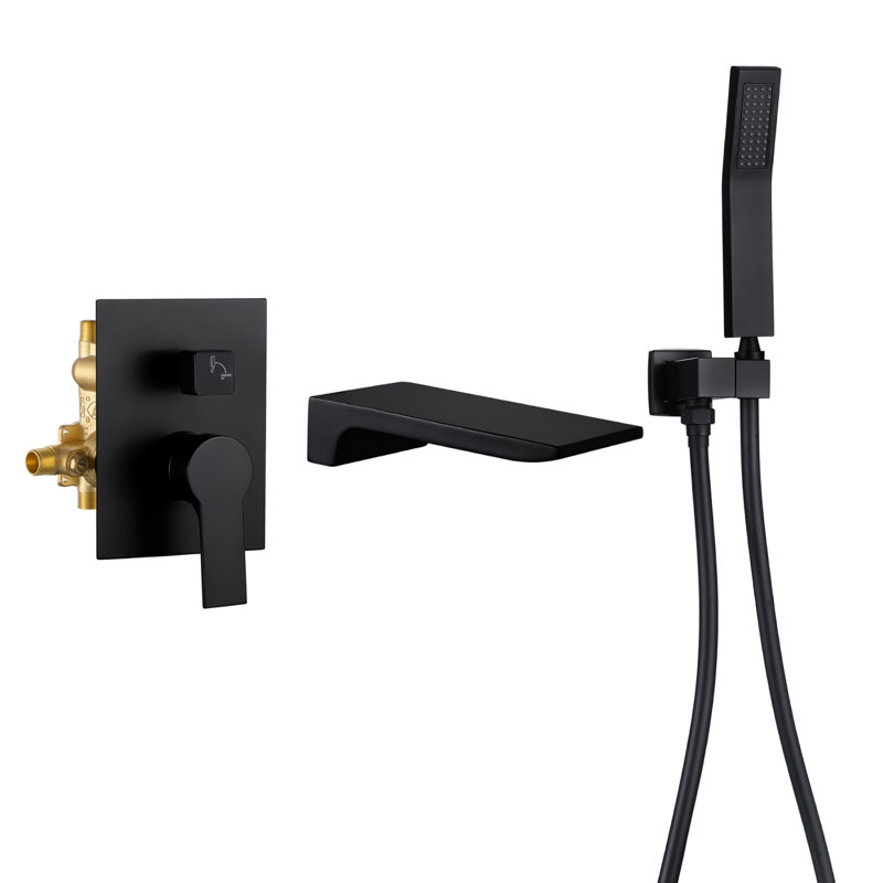 All-In-One Kit with Rough in-Valve, Black