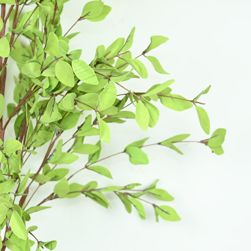 Branche d'eucalyptus artificiel 36 "pour remplisseur de vase, branche de feuillage de brindille de campagne brume un long bouquet en vrac pour les décorations de table de centre de table de bureau à domicile