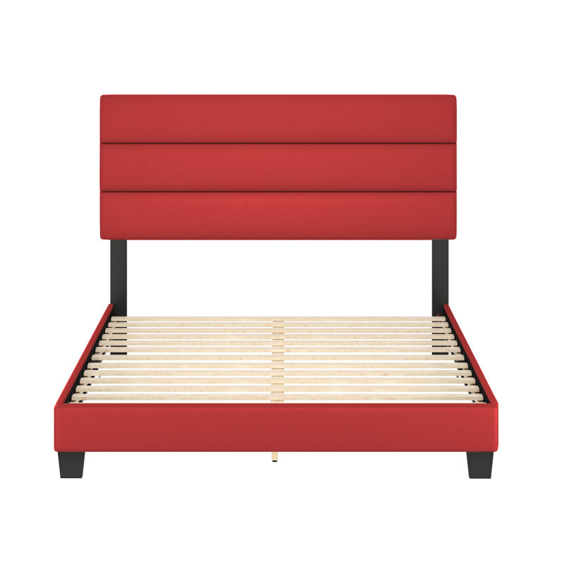 Base de lit tapissier Boyd Sleep Piedmont, Grand, Rouge