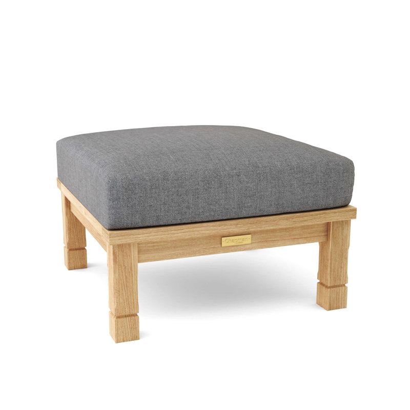 SouthBay Deep Seating Ottoman, Cast Slate
