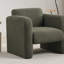 Chaise d'appoint moderne rembourrée en tissu Sherpa-1616613912