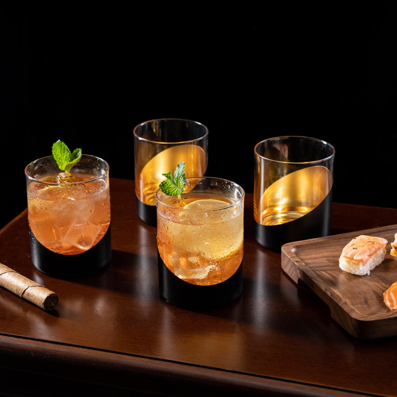 4 Piece 355ml Drinking Glass Set