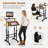 Mobile Standing Desk, Height Adjustable Rolling Laptop Cart W/Tilting Desktop For Standing Or Sitting, Lockable Casters, Home Office Computer Workstation For Small Spaces (Brown)