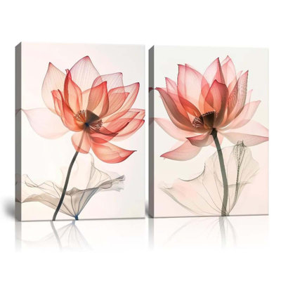 2 Piece Wrapped Canvas Wall Art