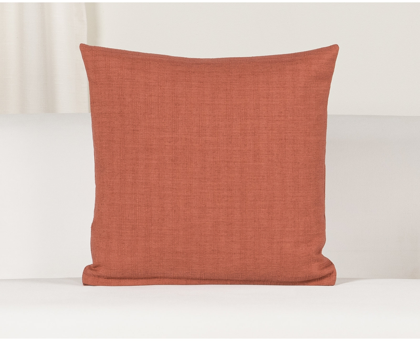 Belmont Throw Pillow, Red, Square 20", Polyester