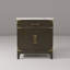 Meuble-lavabo simple avec comptoir en marbre de Carrare-779373694