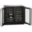 U-Line 36"W. 3000 Series 7.0 Cu.Ft. Dual-Zone French Door Wine Refrigerator - Stainless Steel Frame with Glass