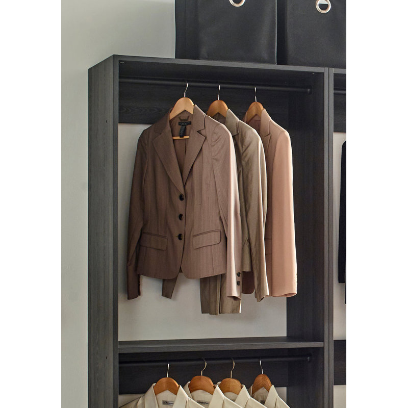 Kalinikos 125.6'' Closet System, Black