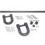 Ensemble de quincaillerie de porte de grange en fer à cheval de qualité supérieure avec rail pour portes 1 3/8 po-336479136-336479156