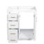 Ensemble de meuble-lavabo autoportant avec cadre en bois massif 30 po, 3 tiroirs et portes à fermeture douce-556465988-556465990