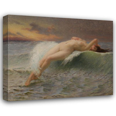 "The Wave" by  Guillaume Seignac - Gallery Wrap Canvas Wall Art