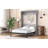 Space-Saving Platform Bed Murphy Bed with Folding Design and Solid Frame, Perfect for Small Rooms and Apartments