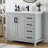 Korde Freestanding Single Bathroom Vanity With Solid Surface Composite Top-52012307-42477322