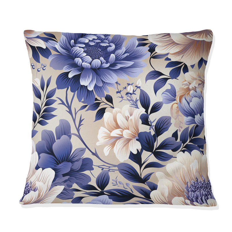 Coussin décoratif en polyester , H 16 po x l 16 po