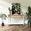 Console antique avec tiroirs