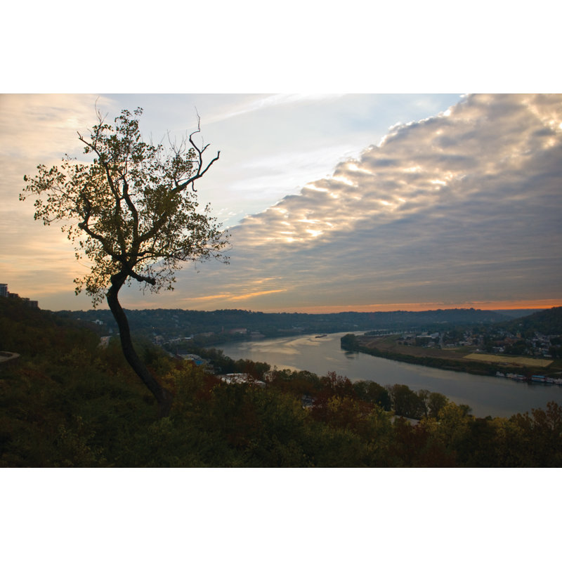 Bend In The Ohio - Wrapped Canvas Print, 30cm H x 46cm W x 3.8cm D