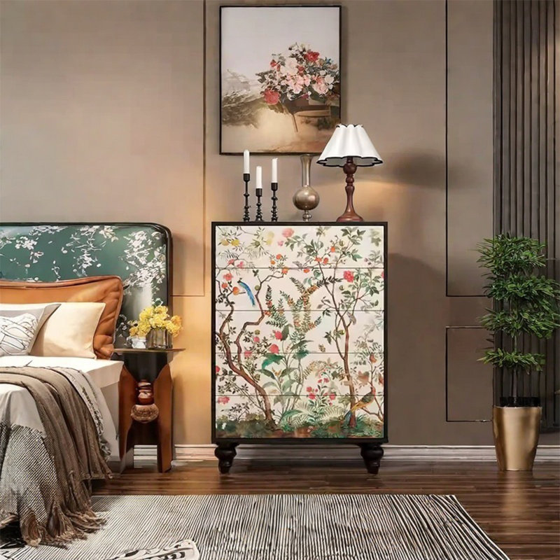 Walnut Wood Decorative Cabinet