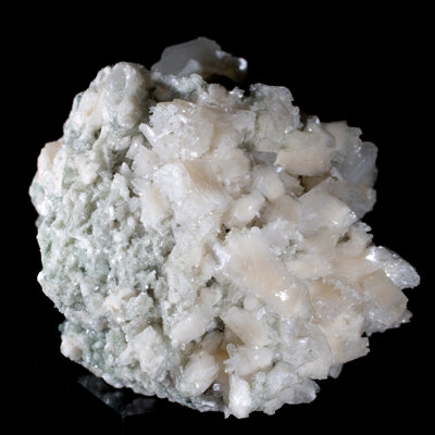 Heulandite avec plusieurs générations de Stilbite