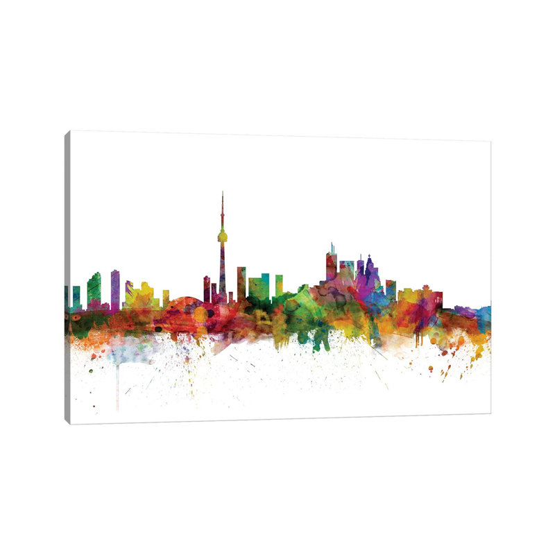 Toronto, Canada Skyline by Michael Tompsett - Wrapped Canvas Gallery-Wrapped Canvas Giclée, 152.5 cm H x 101.5 cm W