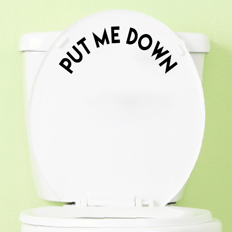 Non-Wall Damaging Wall Decal, Black