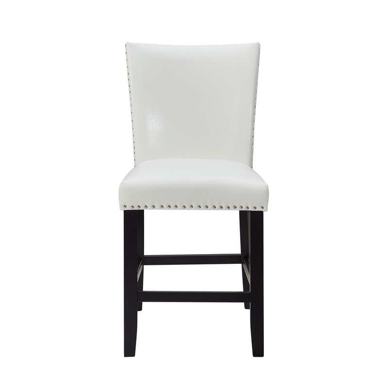 Fauteuil en velours 2pc, Blanc