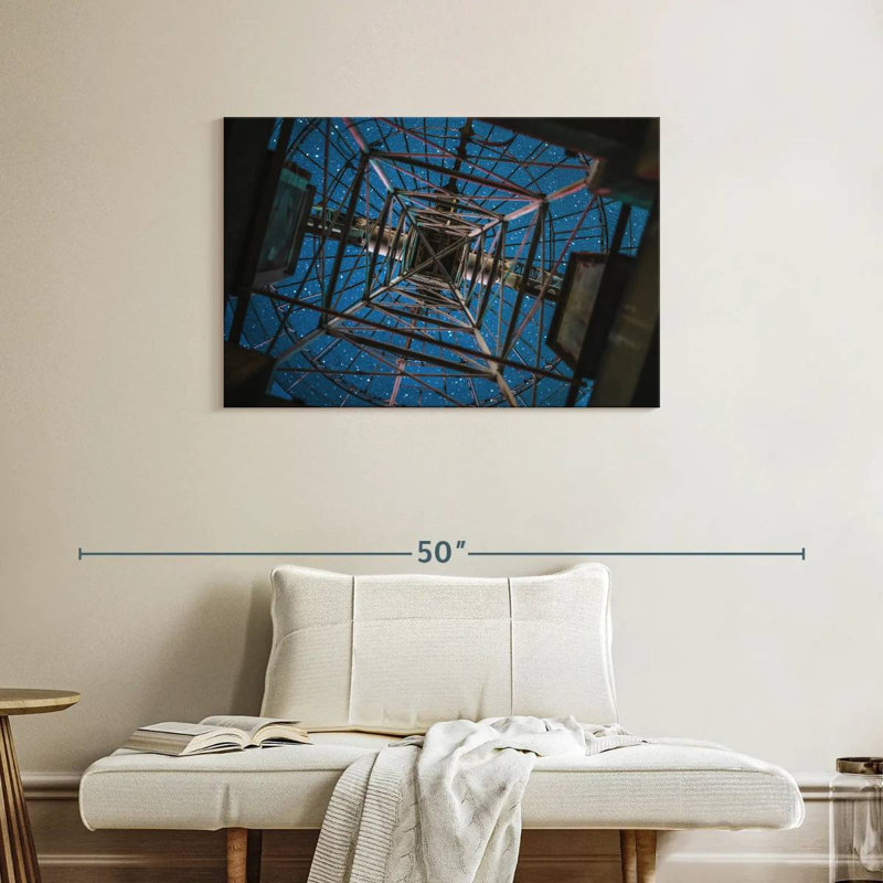 Under A Radio Telescope Antenna, 24" H x 36" W