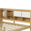 Lit en forme de L en bois peu encombrant avec armoires de rangement et bureau, conception moderne pour les maisons compactes