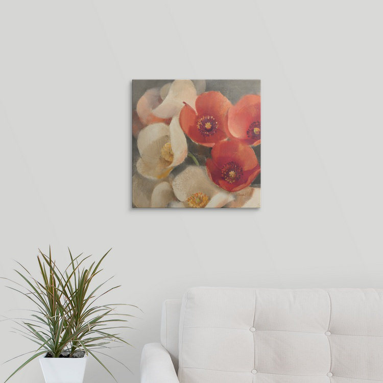 « iii »» albena hristova,, impression Poppies Bloom, H 35 po x l 35 po x P 1,5 po, Toile