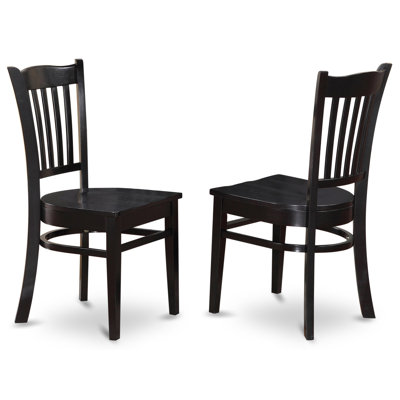 7 Piece Dining Table Set Consist of a Rectangle Dining Room Table with Butterfly Leaf and 6 Wooden Seat Chairs, Black