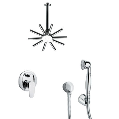 Orsino Complete Shower System with Rough in-Valve