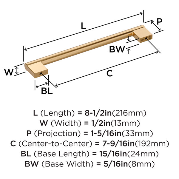 Dimensions du produit