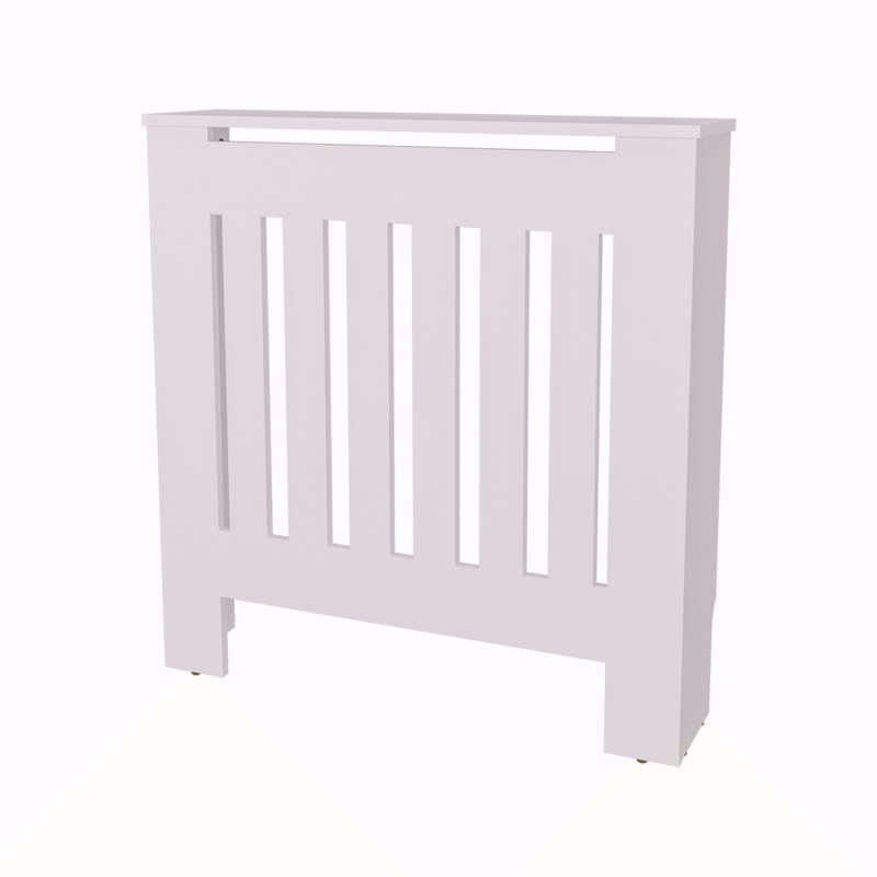 Couvercle de radiateur blanc avec rangement