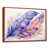 Toile avec cadre flottant brun