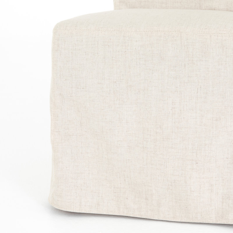 Chaise parsons Rennie en lin Savile, Beige