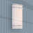 15 Watt LED Indoor Wall Sconce, Color Temperature Selection, Brushed Nickel Finish, Frosted Acrylic