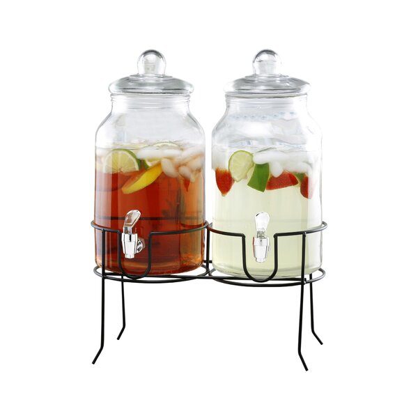 Red Barrel Studio® Izeck 2 Piece Beverage Dispenser Set | Wayfair