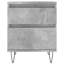 Rowlands 40cm W Metal Bedside Table-1431370447