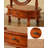 Oval Solid Wood Full Length Mirror