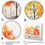 Yellow And Orange Autumn Leaves Beauty II - Tree Maple 4 Piece Wall Art Decor-815668768