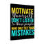 Motivate Yourself - Wrapped Canvas Print