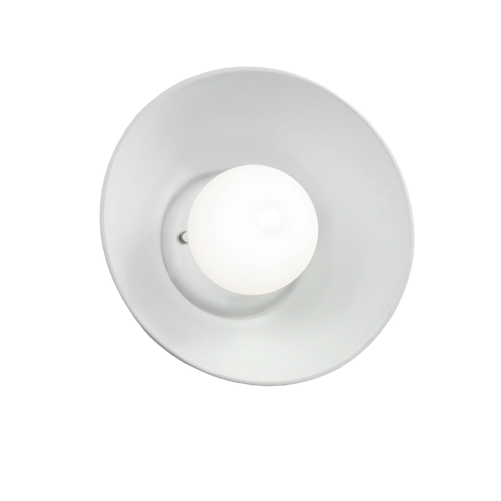 Rana Single Light Dimmable Ceramic Sconce, White