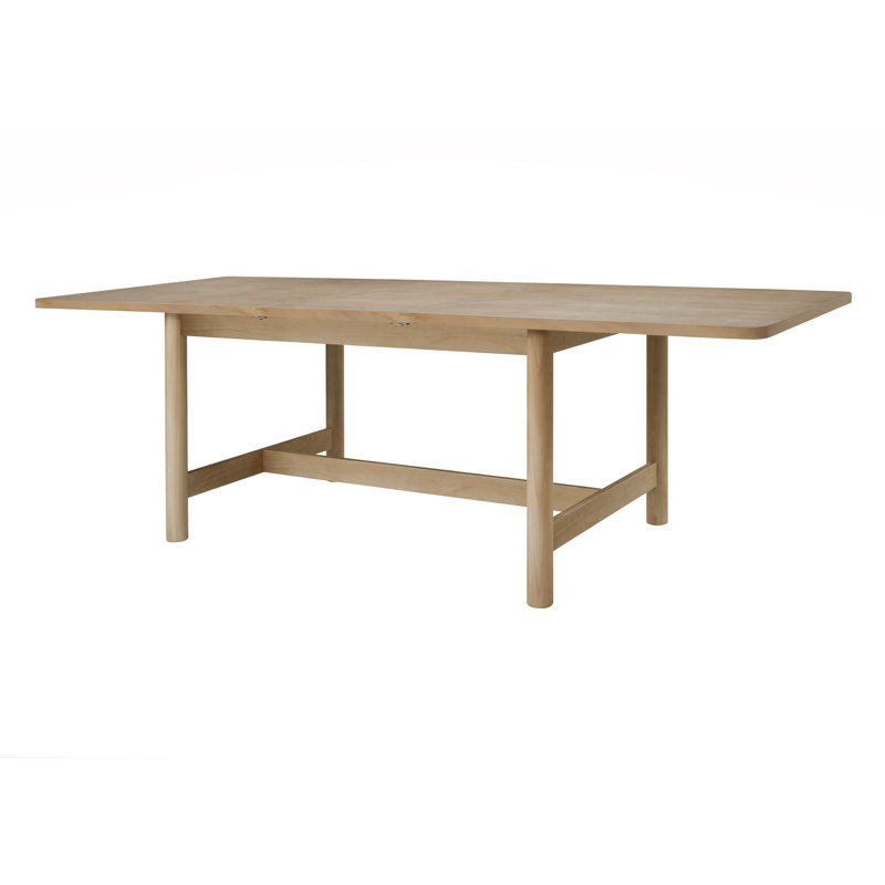 Cohle Pine Solid Wood Base Dining Table, Natural