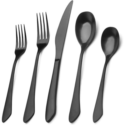 Latitude Run® Stainless Steel Flatware Set - Service for 4