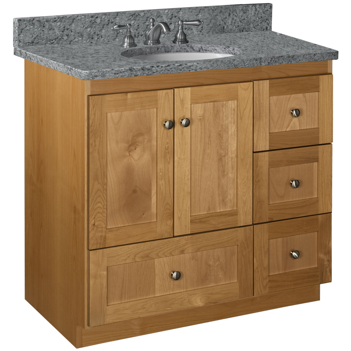 Simplicity by Strasser Simplicity 36" Bathroom Vanity NO TOP Finish ...